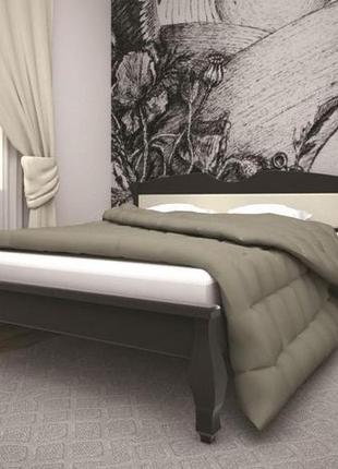 Ліжко односпальне з натурального дерева в спальню/дитячий тіс корона 3 90*190 сосна