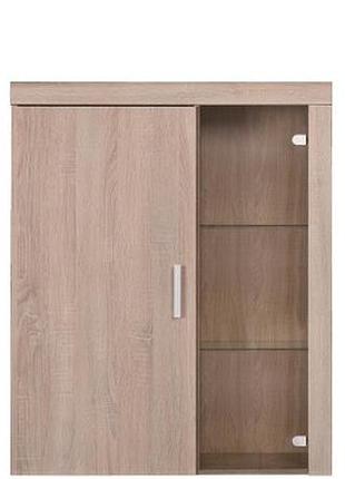 Вітрина сервант у вітальню з дсп/мдф wit wit 1d1w дуб сонома даміс вмв холдінг