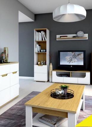 Стінка для вітальні з дсп/мдф (вітальня стінка) valles blonski 1