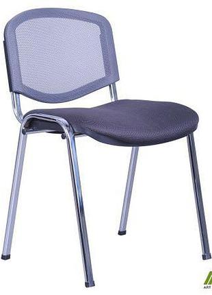 Стілець ізо веб чорний сидіння сітка чорна/спинка сітка салатова amf