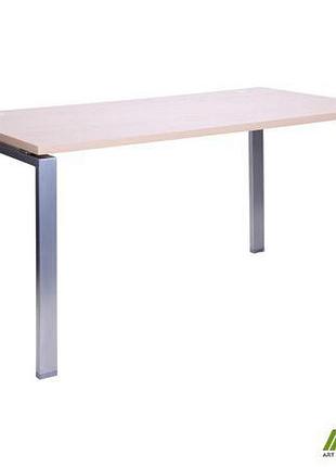 Стіл прямий sig 103 1800х800х750мм клен танзау 60х30 алюм amf