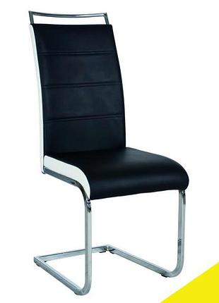 Стілець кухонний обідній з мякою спинкою польша h-441 (екошкіра) signal