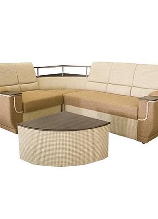 Диван кутовий розкладний зi столиком меркурій мебель сервіс