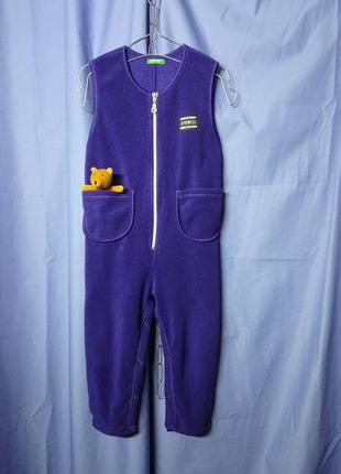 Дуже зручний брендовий фліс - вилюровый комбез 🧒