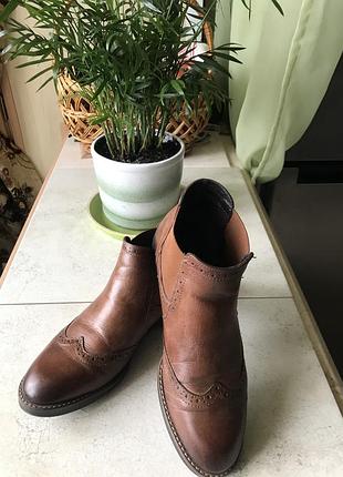 Черевики  шкіряні челсі оксфорди  жіночі