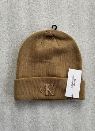 Новая зимняя шапка calvin klein ( ck hat ) с америки5 фото