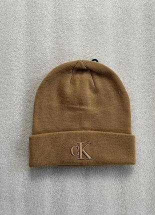 Новая зимняя шапка calvin klein ( ck hat ) с америки6 фото