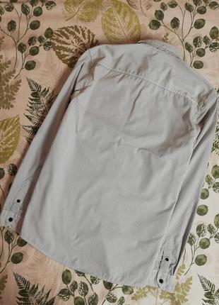 Фирменная рубашка в полоску f&f 3