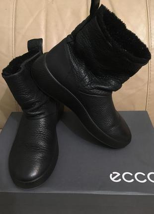 Черевики чорні ecco 37 р