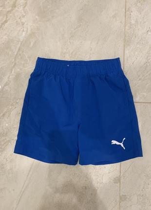 Шорты puma синие спортивные