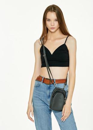 Женская сумка sambag modena - графитовая