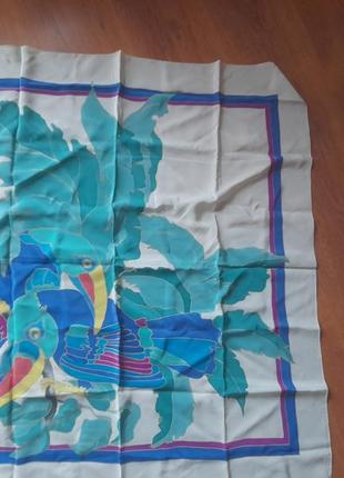 Хустина, шовк, платок,  вінтаж