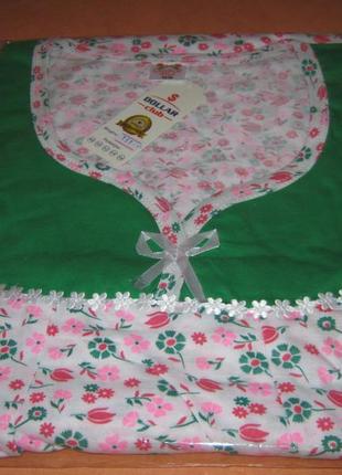 Ночная рубашка dollar club 100% хлопок пр-во узбекистан размер 50-52 короткий рукав 3 расцветки