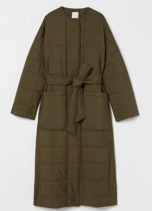 Пальто хаки h&m