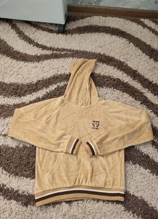 Велюровая олимпийка