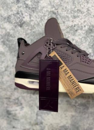 Кроссовки мужские nike air jordan retro 4 a ma maniere violet ore7 фото