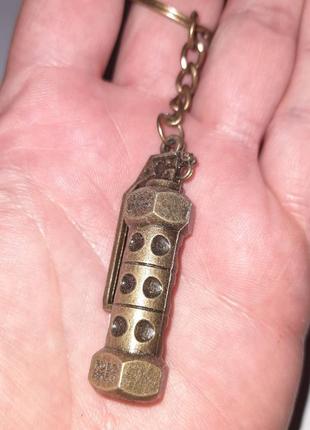 Брелок металлический для ключей или на рюкзак граната ложная decoy cs go