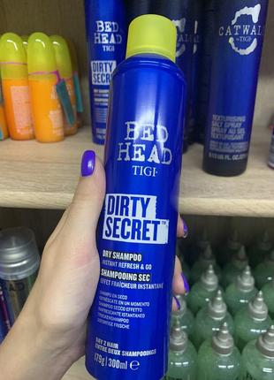 Сухий шампунь для волоссяtigi bed head dirty secret dry shampoo instant refresh & go