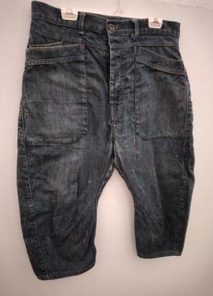 Шорти джинсові бриджі uk 34r river island