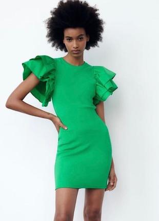 Сукня зелена zara.
