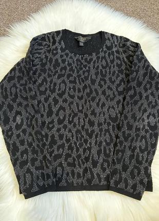Леопардовый свитер1 фото
