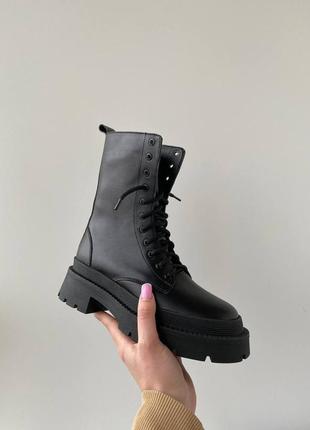 Ботинки с квадратным мысом ❄️2 фото