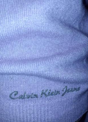 Лавандовый  шерстяной свитер, джемпер кофта calvin klein3 фото