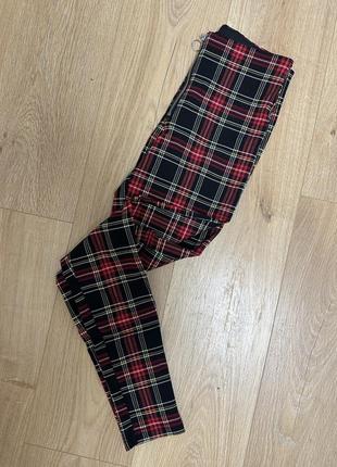 Лосины в клеточку от zara