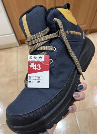 Quechua waterproof ботинки мужские водонепроницаемые 27.5