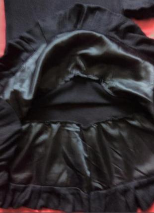 Новое черное платье,платье,воланы7 фото