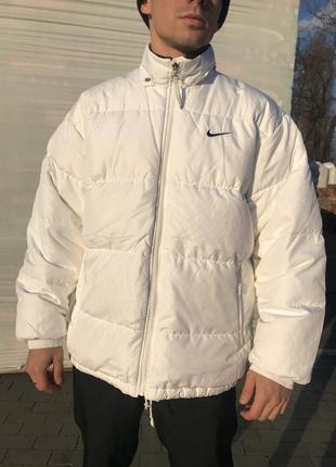 Вінтажна зимова куртка пуховик nike vintage puffer jacket