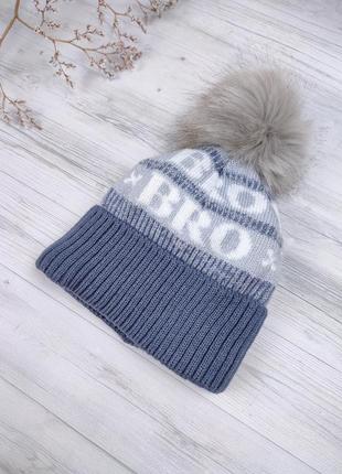 Тепла зимова шапка для хлопчика - з флісовим утепленням6 фото