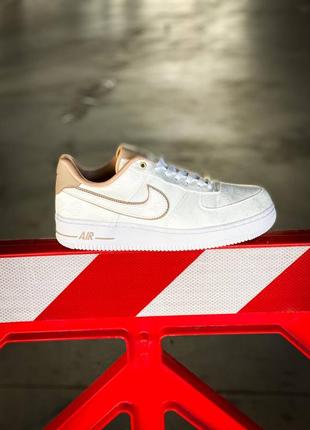 Nike air force 07 lx whitebio beige9 фото