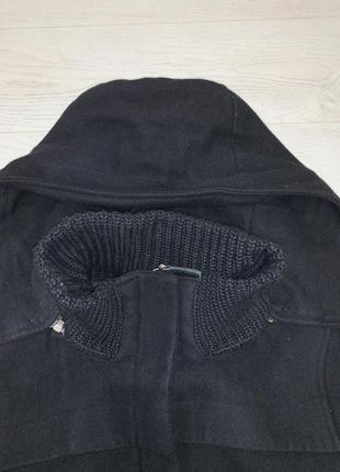 Короткое пальто massimo dutti с капишоном xs-s4 фото