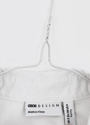 Белая рубашка asos design2 фото