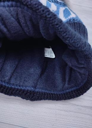 Шапка на флісі ❄️ зимова дитяча шапка для хлопчиків5 фото