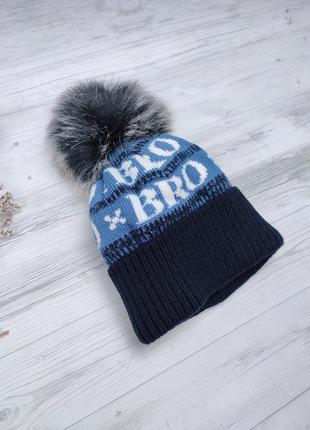 Шапка на флісі ❄️ зимова дитяча шапка для хлопчиків3 фото