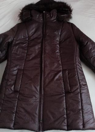 Тепла зимова куртка великого розміру8 фото