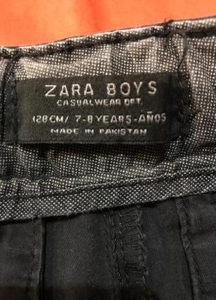 Штаны zara для мальчика 7-8 лет. рост 128 см.3 фото