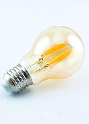 Светодиодная лампа biom fl-411 a60 8w e27 2350k amber4 фото