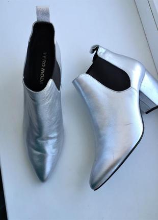 Нові шкіряні черевики 40 р. vero moda полусапожки кожаные ботинки челси4 фото