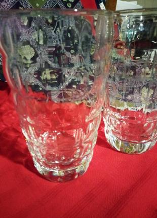 Набір стильних склянок(2 великих келиха)2 фото