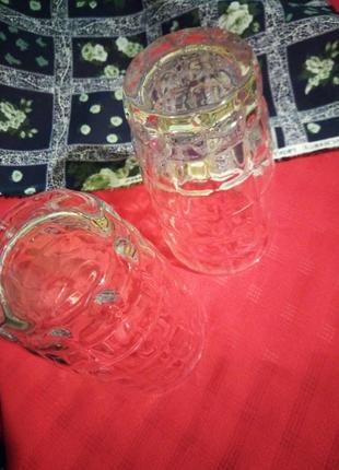 Набір стильних склянок(2 великих келиха)8 фото