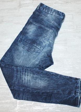 Стильнячии джинсики на щільного хлопчика h&m на ріст 158