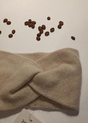 Odissey пов'язка-чалма на голову шерсть з ангорою