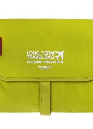 Органайзер аксессуаров traveler campbell's multi pocket 23,5х21,5х3 см зеленый (23371)