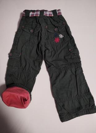 Детские брюки двухслойные + регулируются от lupilu 92 см нитевичка2 фото