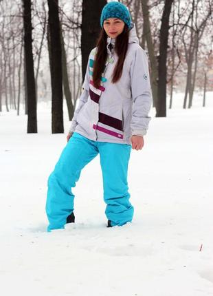 Красивый лыжный термо зимний костюм куртка и штаны2 фото