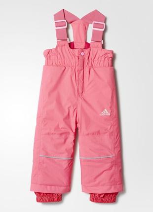 Штани adidas комбінезон дитячі adidas sport casual рожеві лижній