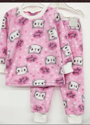 Пижама флис набивной